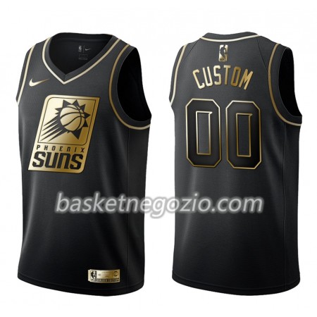 Canotte Uomo Phoenix Suns Personalizzate Nike Nero Golden Edition Swingman